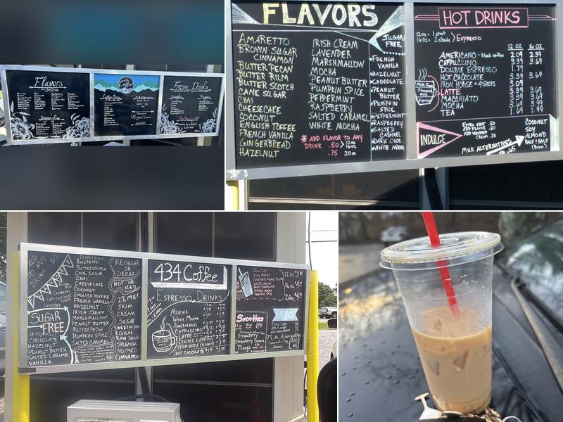 434 Coffee Menu