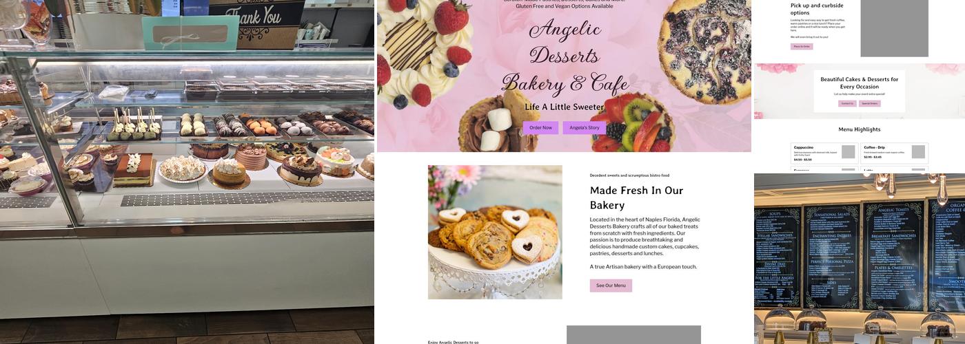 Angelic Desserts Menu