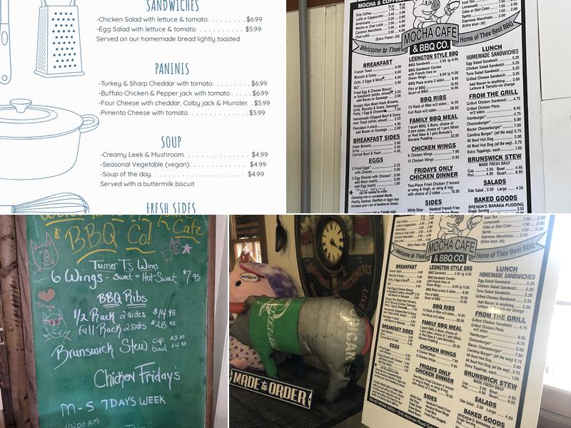 Moka Cafe & BBQ Company Menu