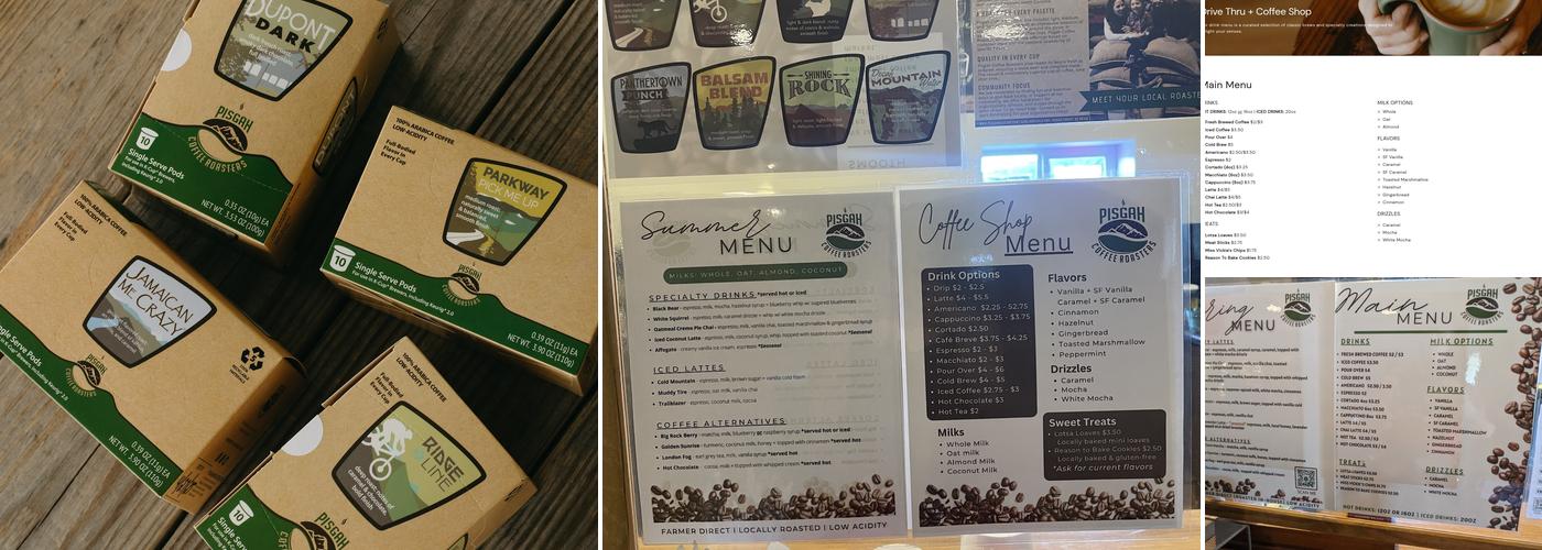 Pisgah Coffee Roasters™ Menu