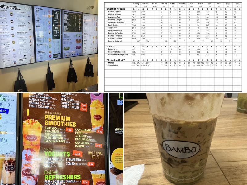 Bambu Menu