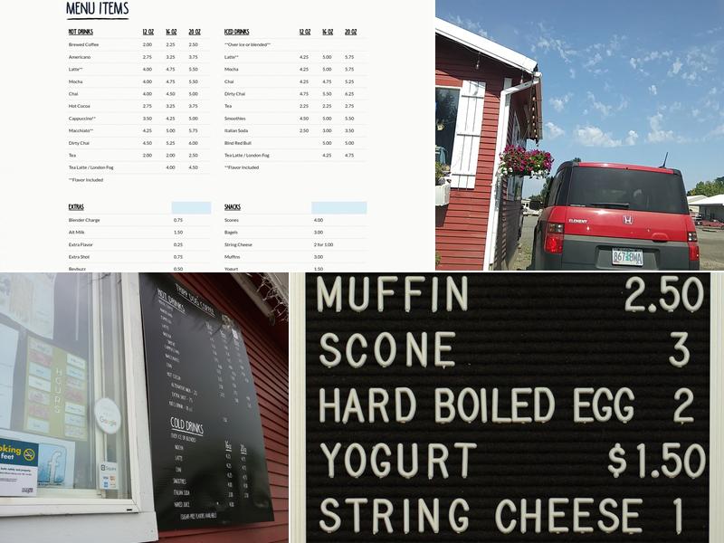 Tripp Dog Coffee Menu