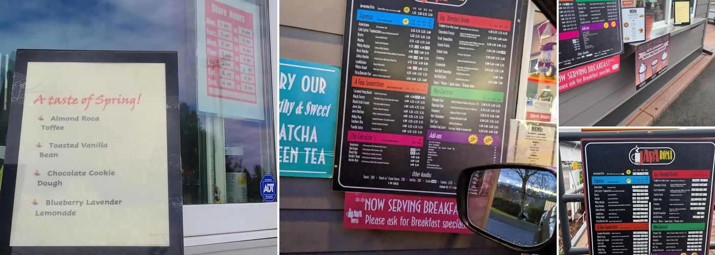 JavaRoma Menu