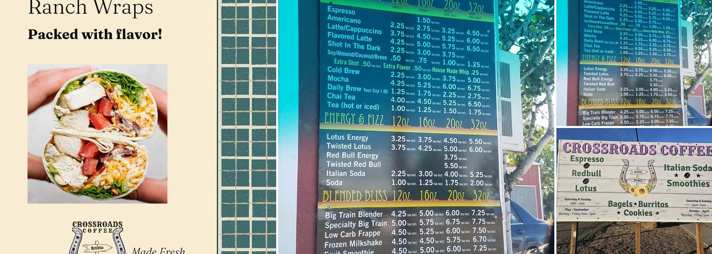 Crossroads Coffee Menu