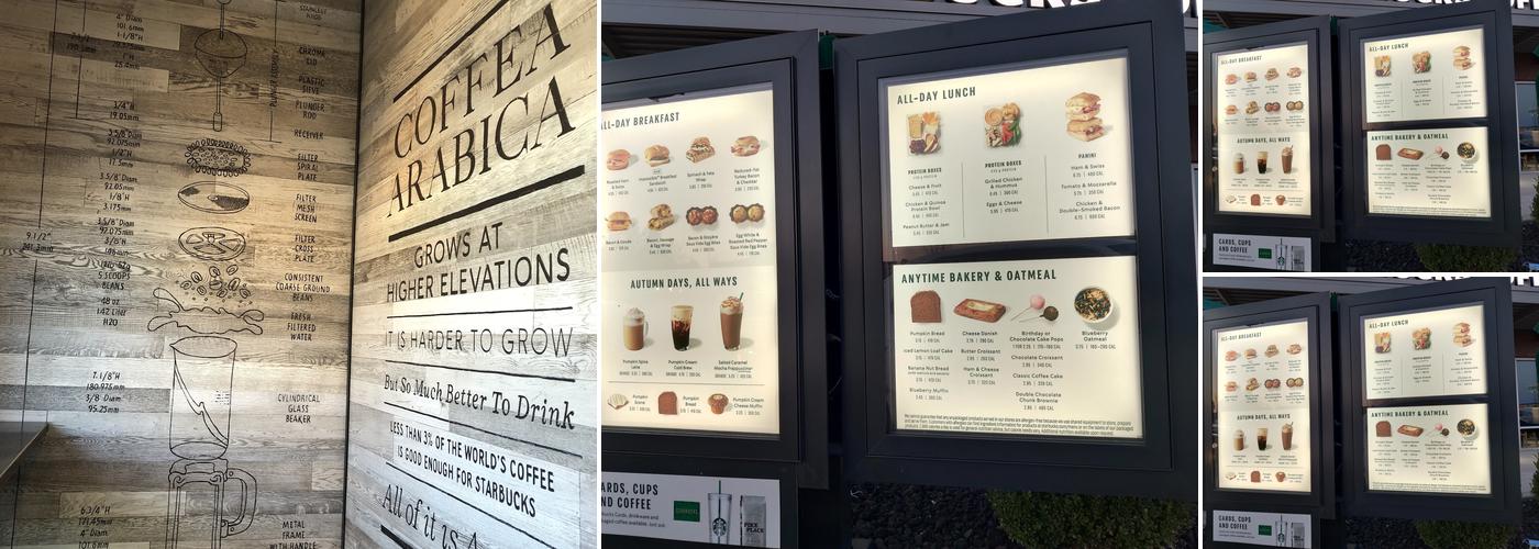 Starbucks Menu