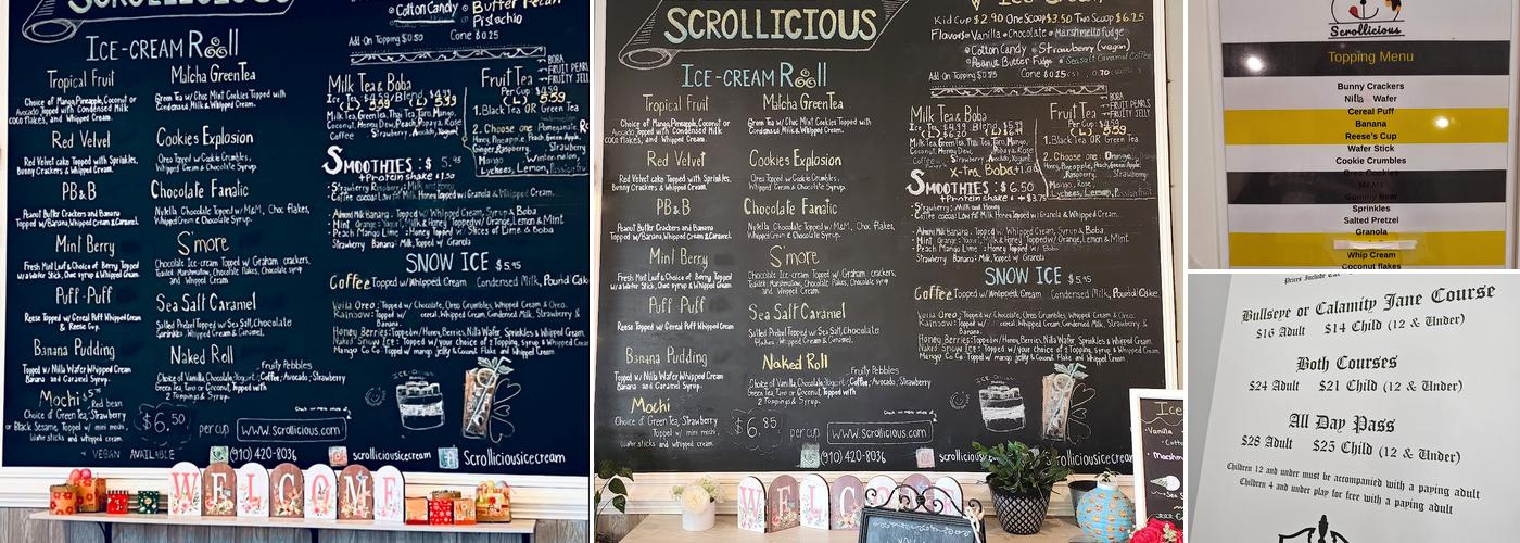 Scrollicious Menu