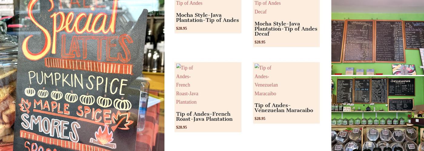 Sensuous Bean of Columbus Ave Menu