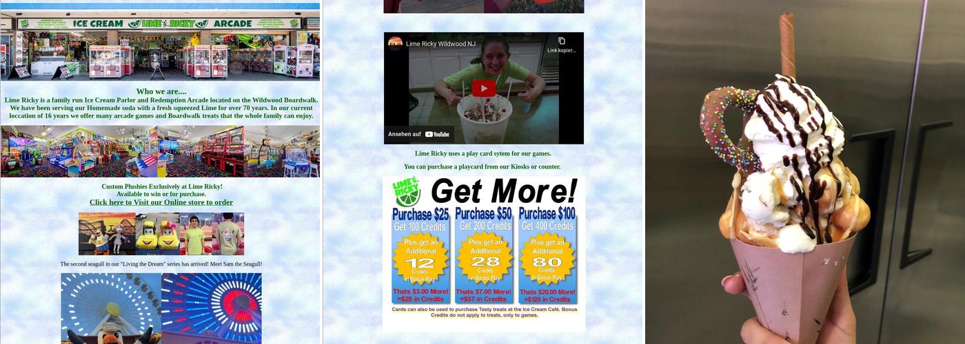 Lime Ricky World Menu