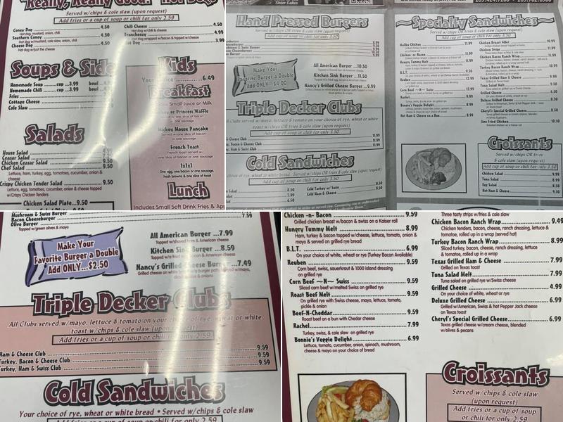 The Wright Place Menu