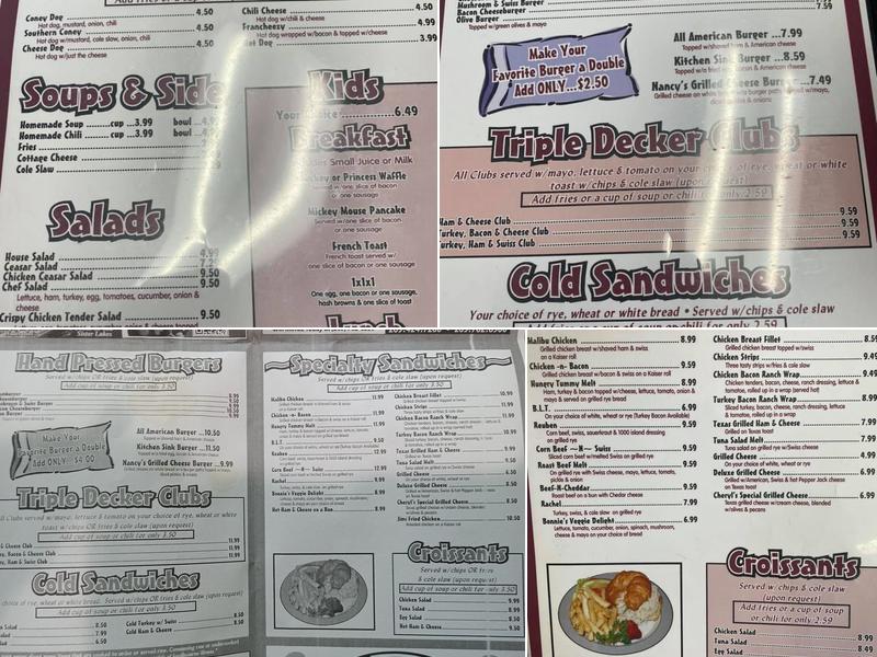 The Wright Place Menu