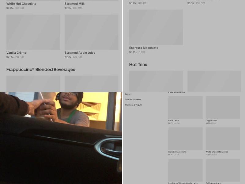 Starbucks Menu