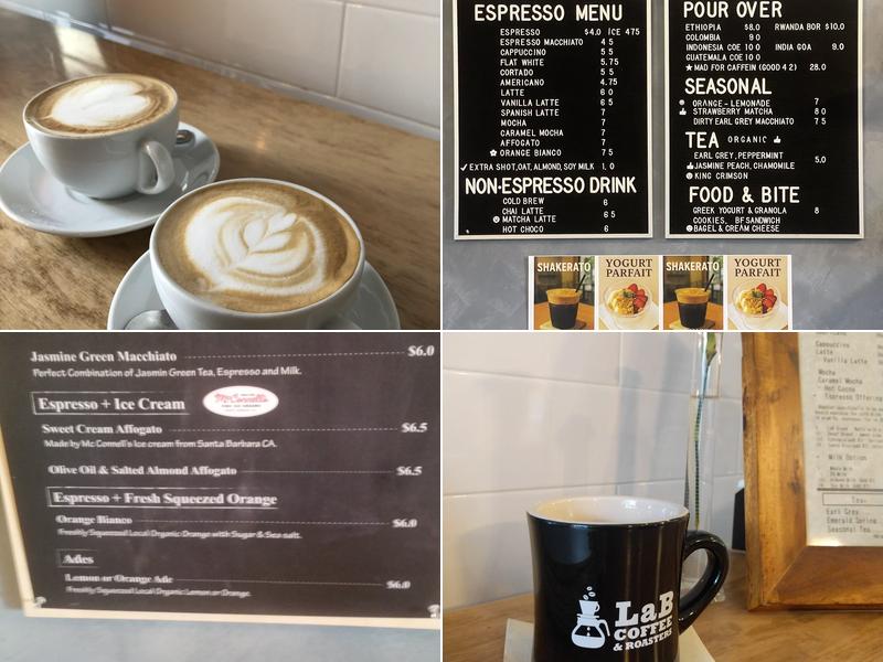 Lab Coffee & Roasters Menu
