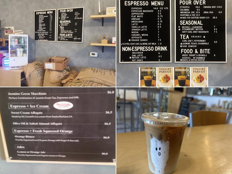 Lab Coffee & Roasters Menu