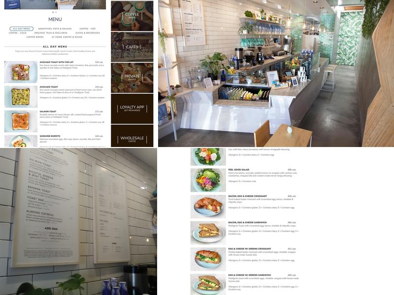 Bluestone Lane Studio City Coffee Shop Menu