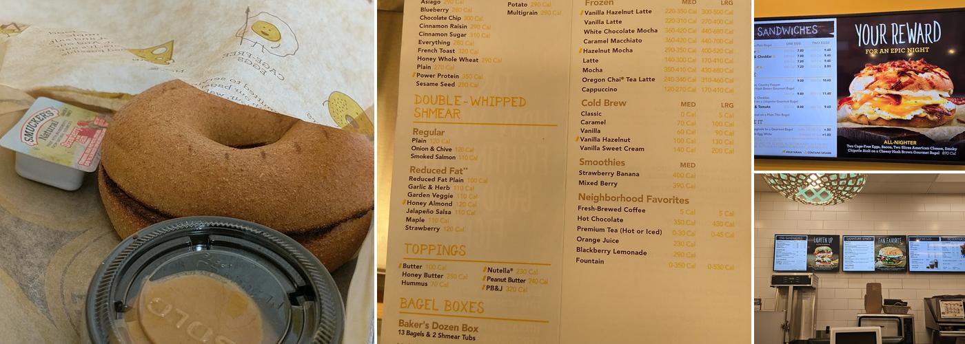 Einstein Bros. Bagels Menu