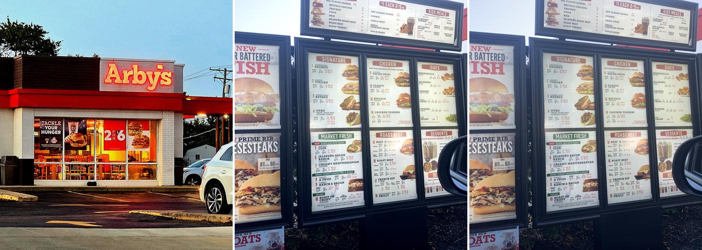 Arby's Menu