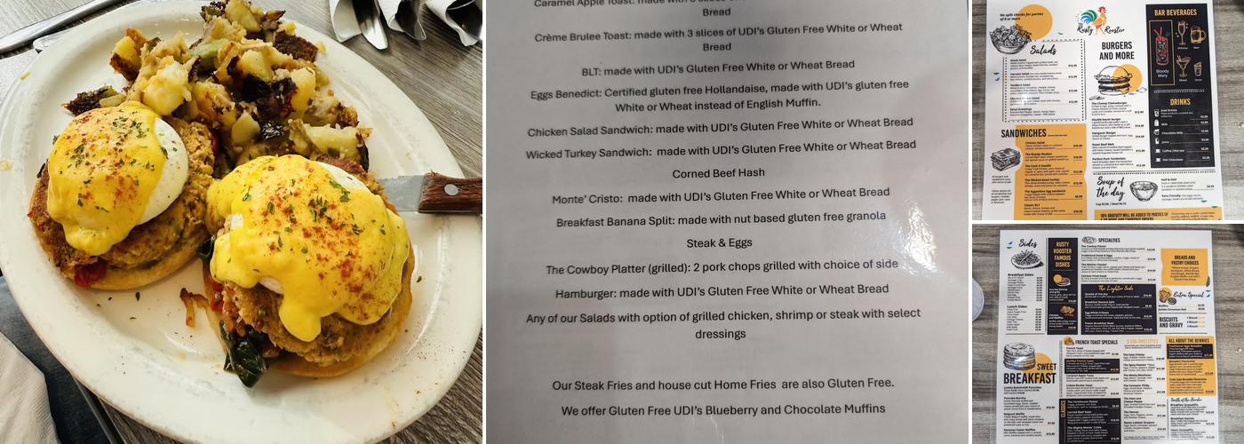 Rusty Rooster Breakfast and Lunch Menu