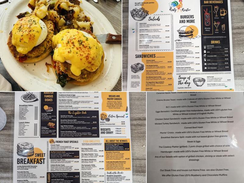Rusty Rooster Breakfast and Lunch Menu