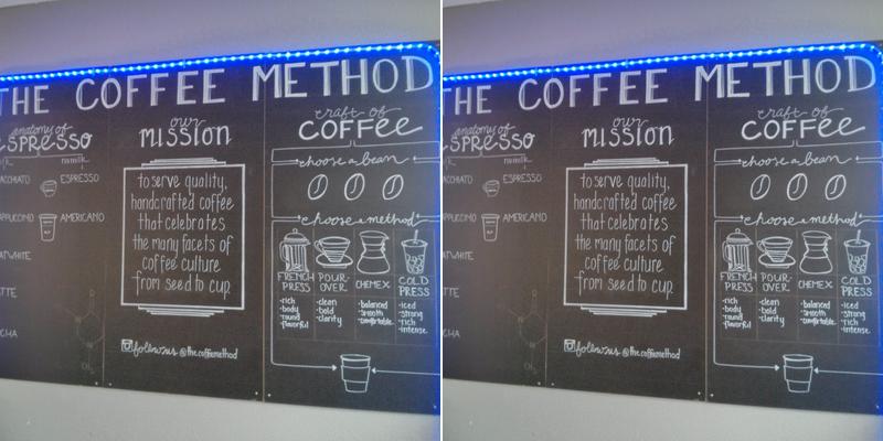 The Coffee Method Menu