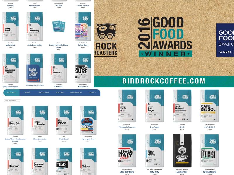 Bird Rock Coffee Roasters Menu