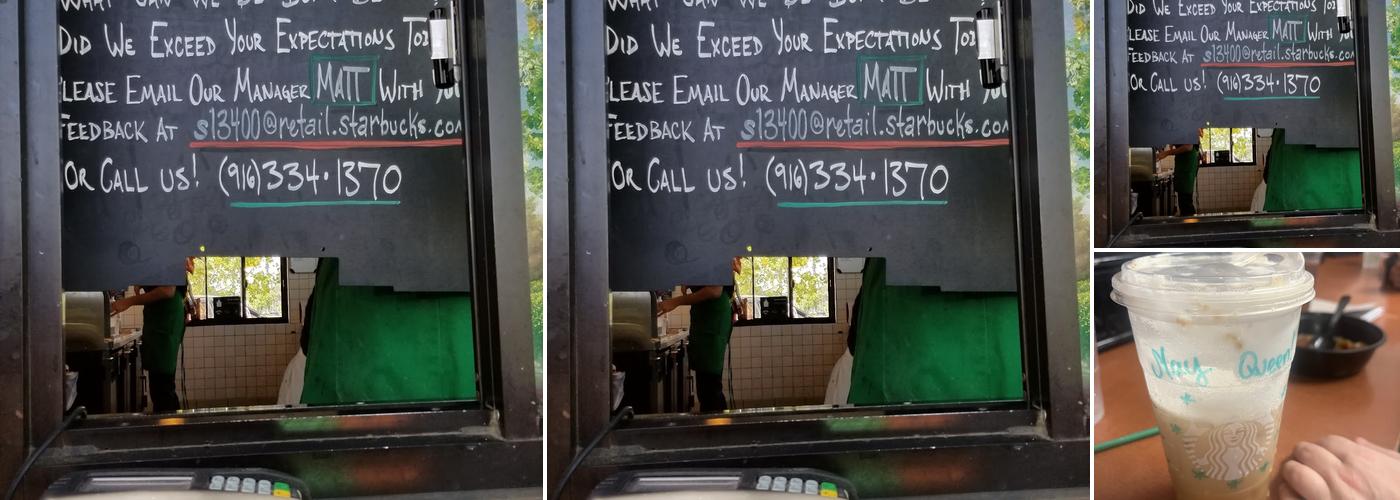 Starbucks Menu