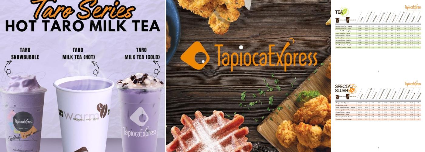 Tapioca Express Menu