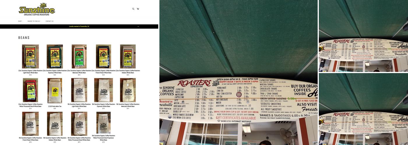 Roasters Espresso Bar Menu