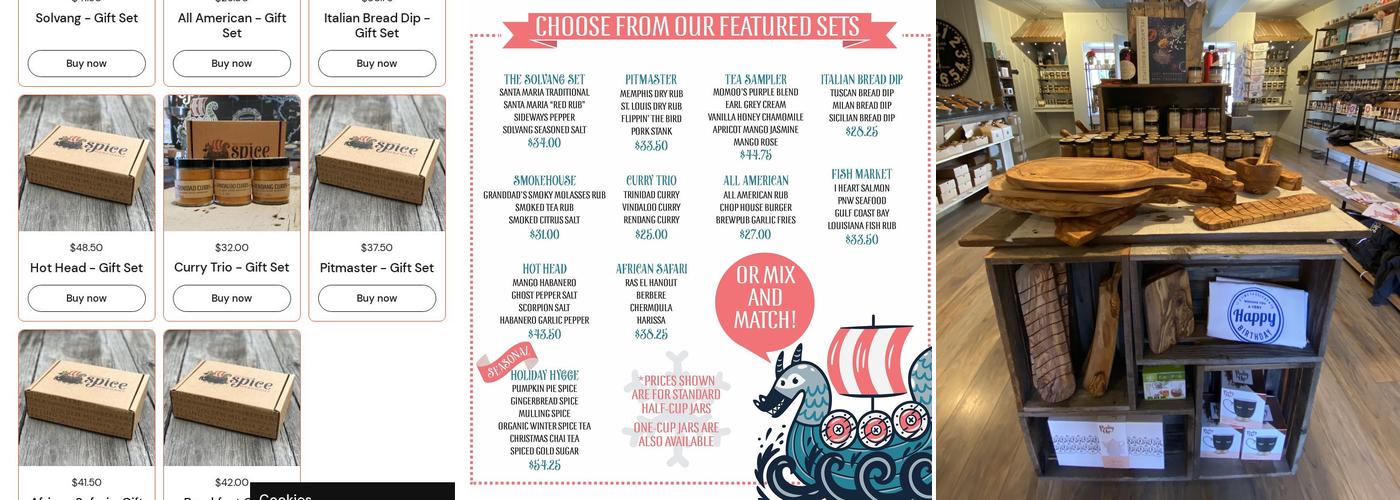 Solvang Spice Merchant Menu