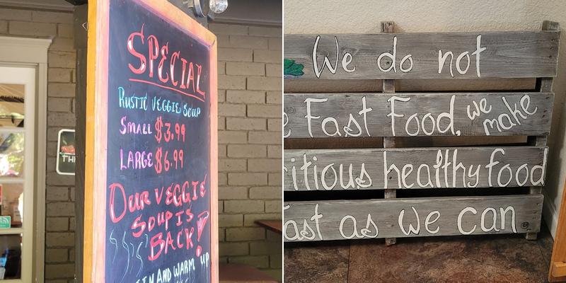 Sierra Woods Lodge Menu