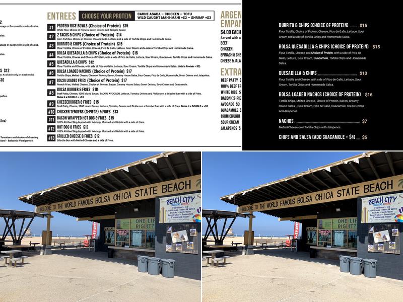 Beach City Provisions Menu