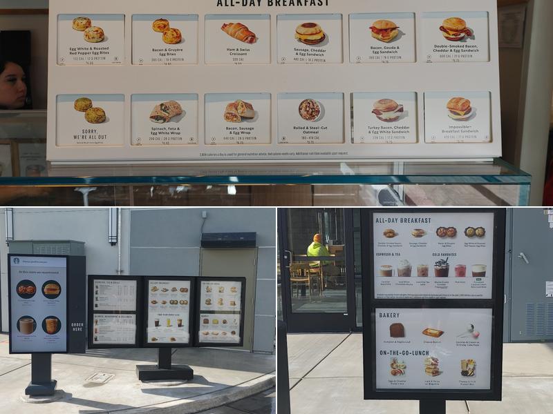 Starbucks Menu