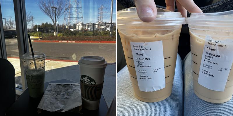 Starbucks Menu
