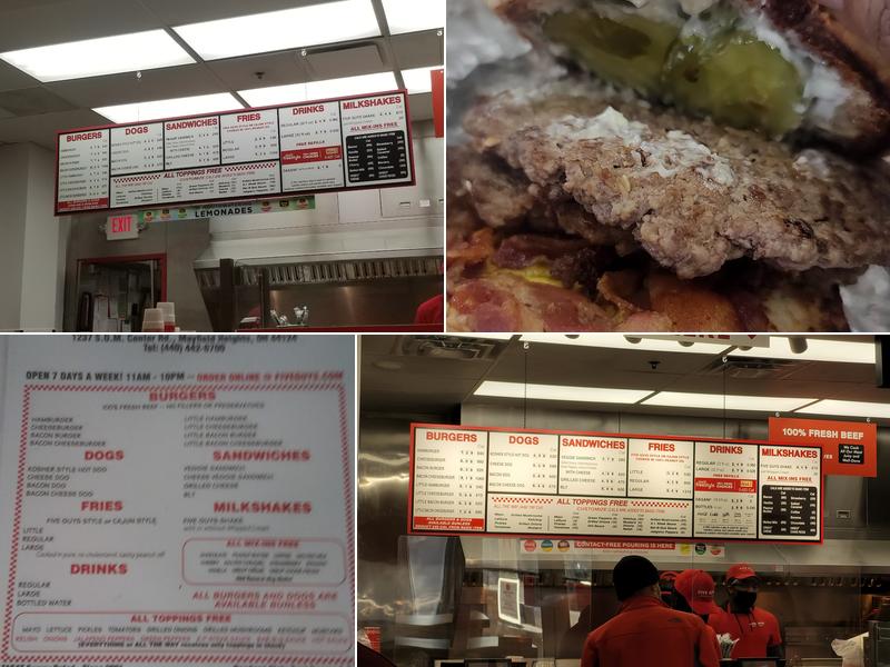 Five Guys Menu