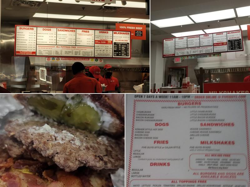 Five Guys Menu