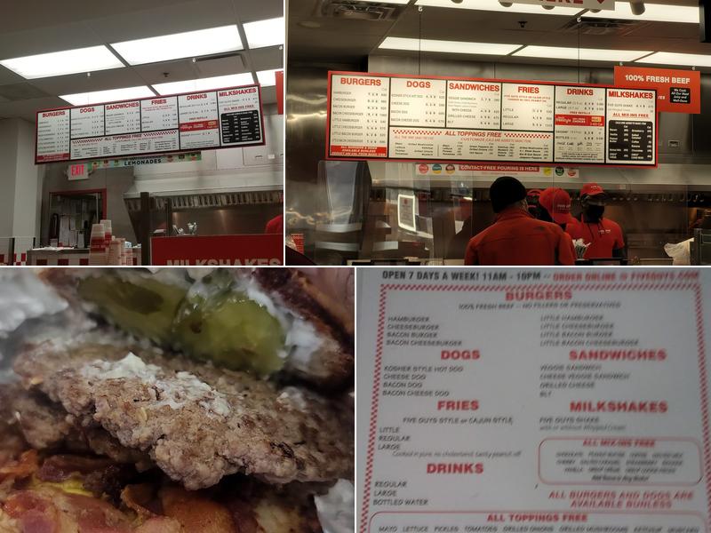 Five Guys Menu