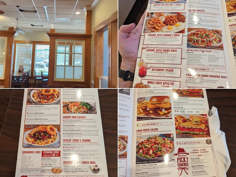 Bob Evans Menu