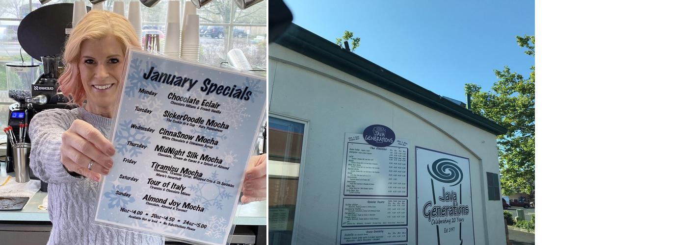 Java Generations Menu