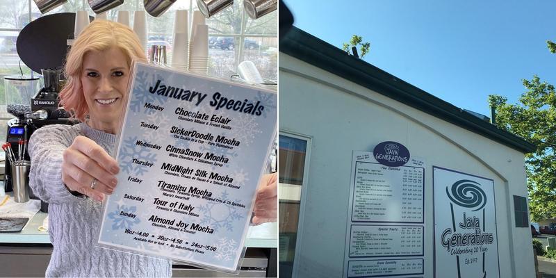 Java Generations Menu