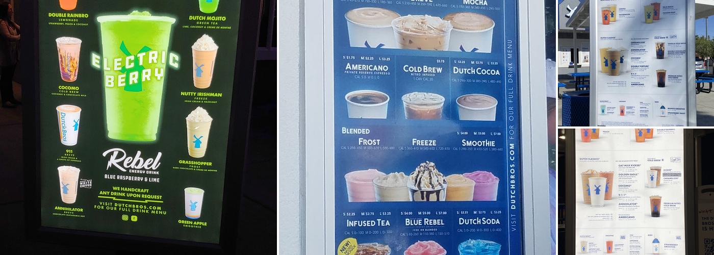 Dutch Bros Coffee Menu