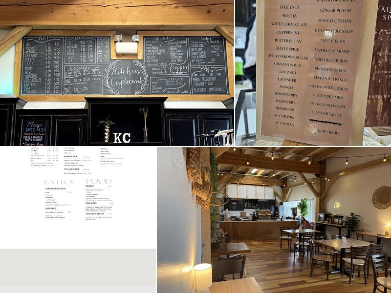 Kitchen Cupboard Coffee House Menu