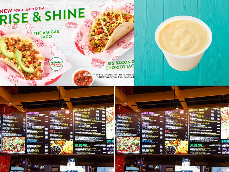 Fuzzy's Taco Shop Menu