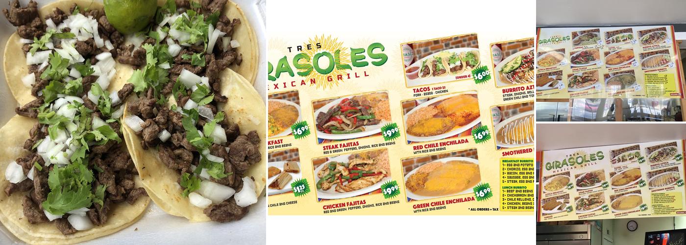 Oasis Cafe & Mexican Grill Menu