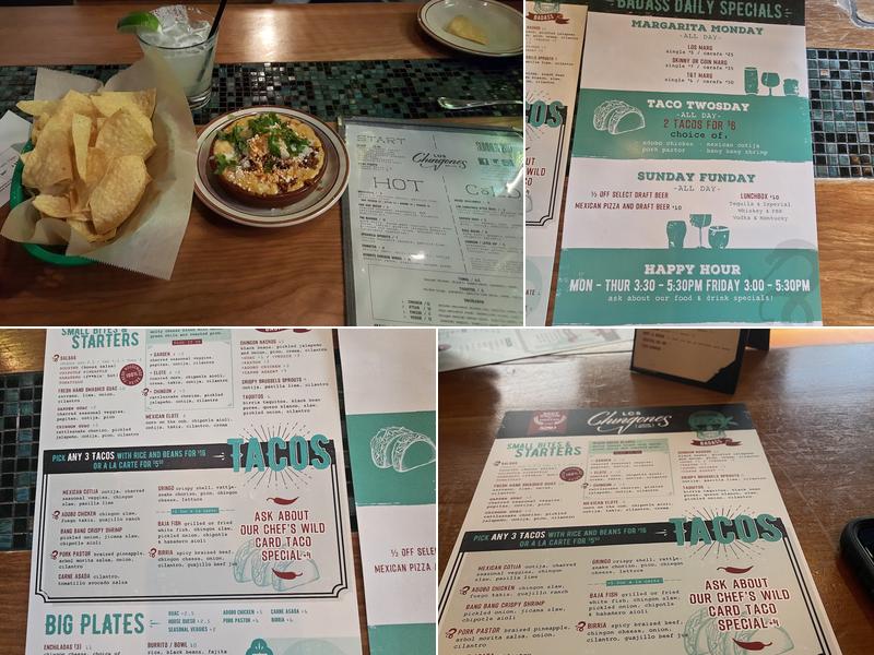 Los Chingones - Central Park Menu