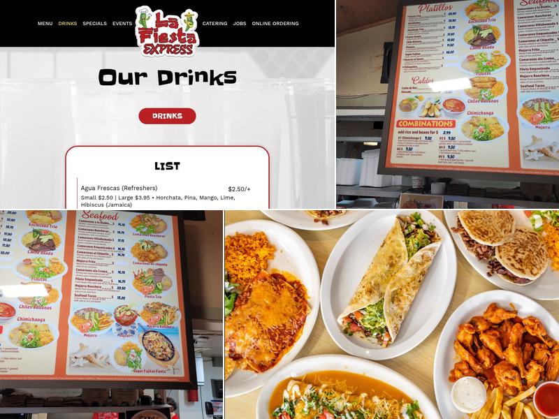 La Fiesta Express Menu