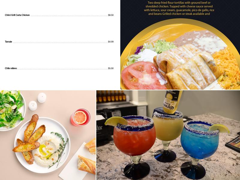 Margaronas Cantina Menu