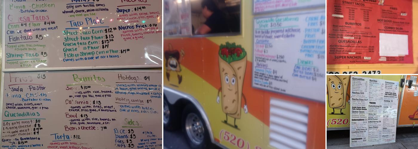 Sonora Hotdogs Quesabirrias Menu