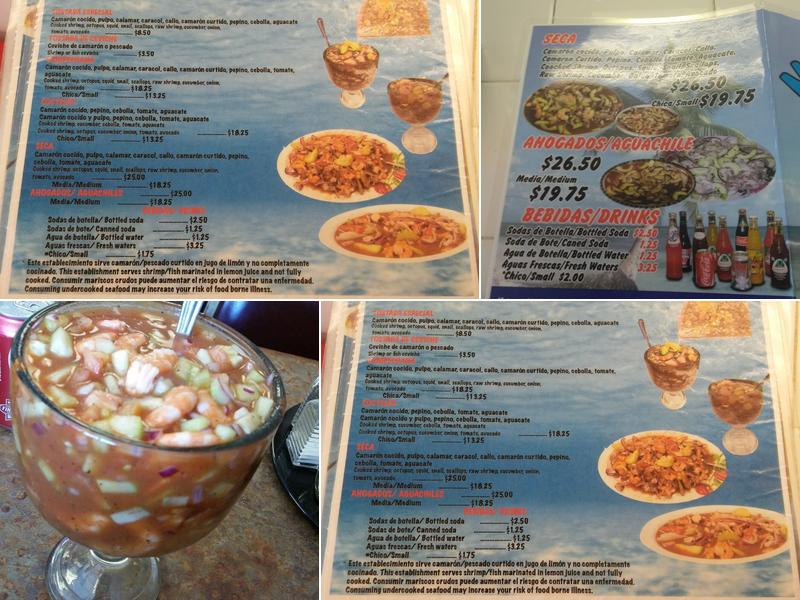 Mariscos Fili Menu