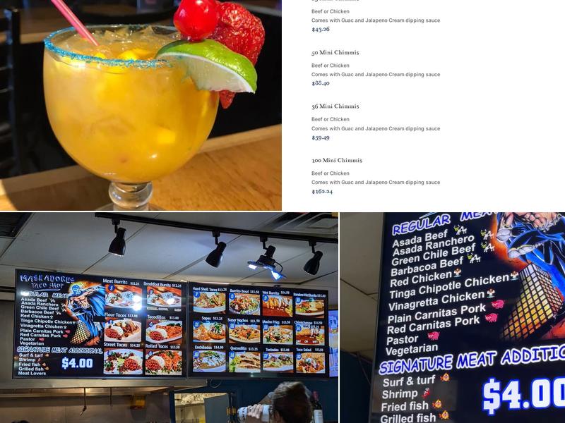 Maskadores Taco Shop Menu