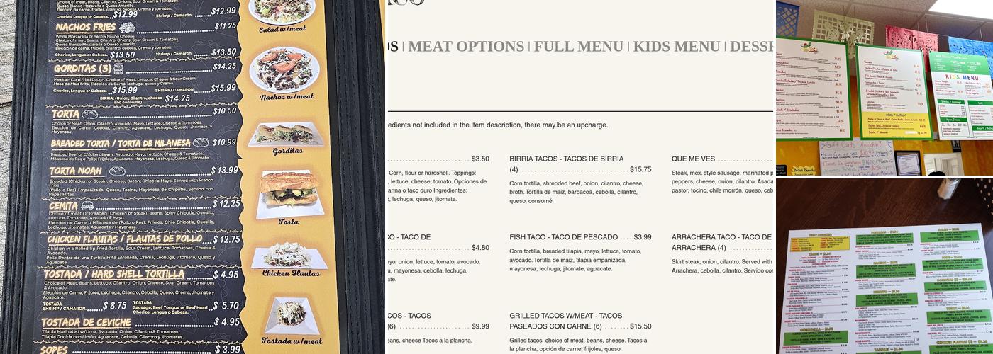 Mr. Taco Menu