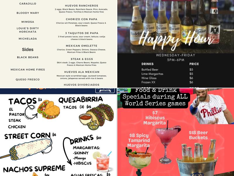 El Toro Cantina Bar & Restaurant Menu